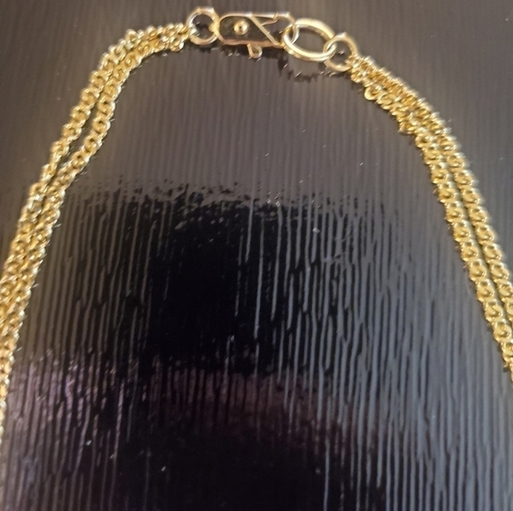 Vintage gold plated beaded necklace - Picture 5 of 5